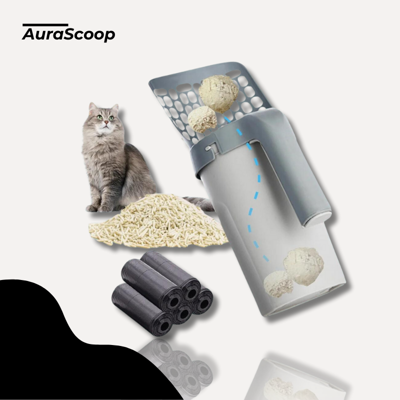 AuraScoop™ - einfache Katzenklo Reinigung