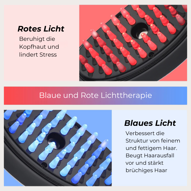 HairPulse™ – Elektrische Vibrationsbürste für Haar- und Kopfhautpflege