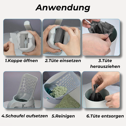 AuraScoop™ - einfache Katzenklo Reinigung