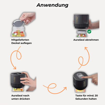 AuraSeal™ - Einfaches und sicheres Vakuumieren